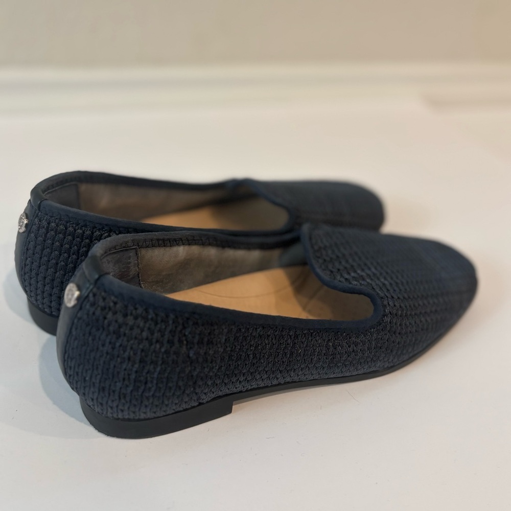Alex Marie Navy Woven Loafers Women’s Size 7 - 4 Feature Comfort Slip-On Shoes